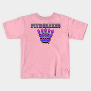 Five Snakes Kids T-Shirt